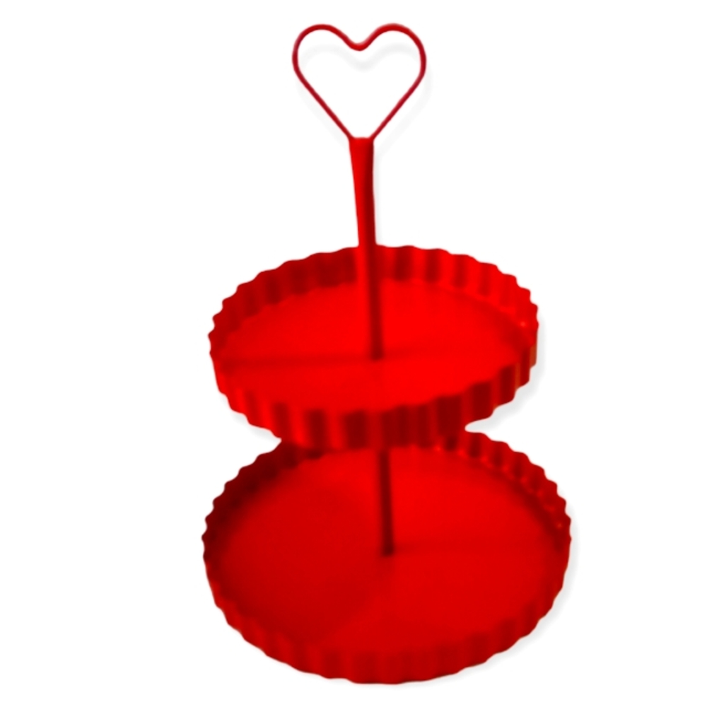 Red Heart Metal Tier Tray